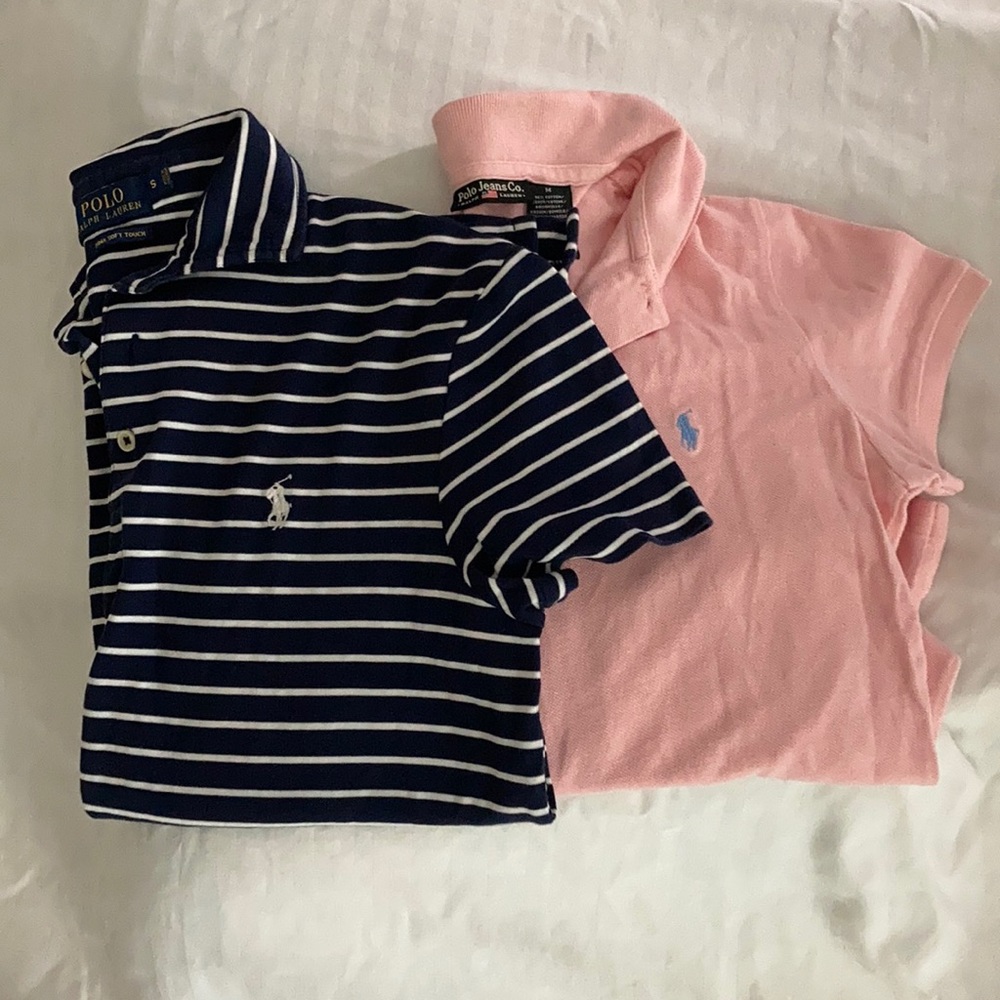 Bundle/lot of 2 Polo golf shirts